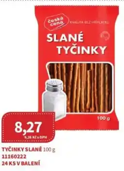 Kubík potraviny Ceská cena Tyčinky slané nabídka