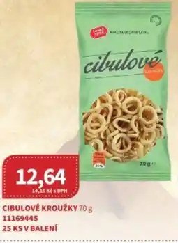 Kubík potraviny Ceská cena Cibulové kroužky nabídka