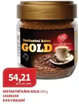 Kubík potraviny Ceská cena Instantní káva gold nabídka