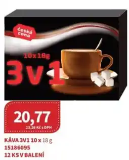Kubík potraviny Ceská cena Kava 3v1 nabídka