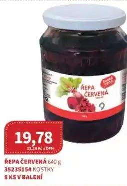 Kubík potraviny Ceská cena Řepa červená nabídka