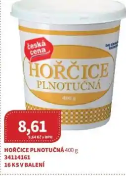 Kubík potraviny Ceská cena Hořčice plnotučná nabídka