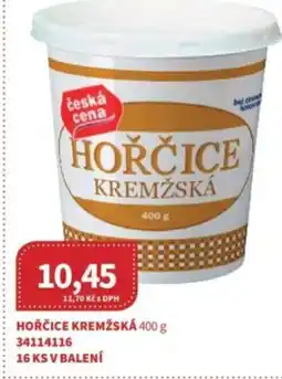 Kubík potraviny Ceská cena Hořčice kremžská nabídka