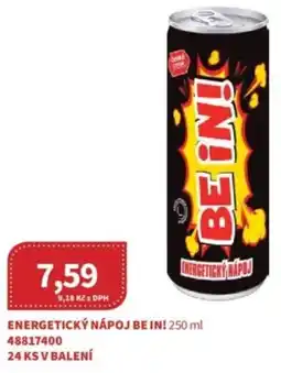 Kubík potraviny Ceská cena Energetický nápoj be in! nabídka