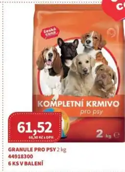Kubík potraviny Ceská cena Granule pro psy nabídka