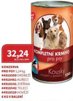Kubík potraviny Ceská cena Konzerva pro psy nabídka