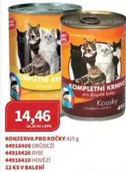 Kubík potraviny Ceská cena Konzerva pro kočky nabídka
