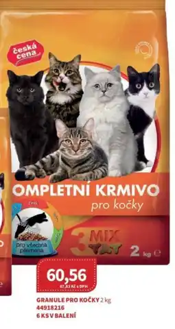 Kubík potraviny Ceská cena Granule pro kočky nabídka