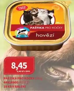 Kubík potraviny Ceská cena Paštika pro kočky nabídka