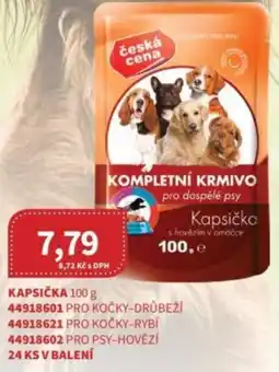 Kubík potraviny Ceská cena Kapsička nabídka