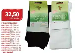 Kubík potraviny Ponožky bambus nabídka