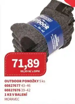 Kubík potraviny Outdoor ponožky 5 ks nabídka