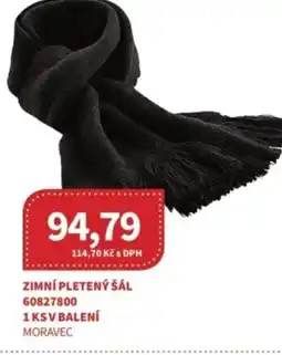 Kubík potraviny Zimní pletený šál nabídka