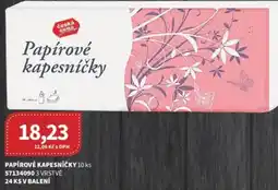 Kubík potraviny Ceská cena Papírové kapesníčky nabídka