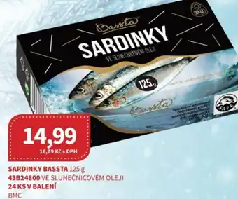 Kubík potraviny Sardinky bassta nabídka