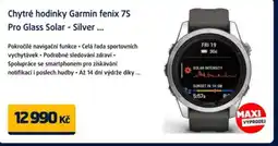 Datart Chytré hodinky Garmin fenix 75 Pro Glass Solar - Silver nabídka