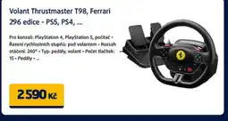 Datart Volant Thrustmaster T98, Ferrari 296 edice - PS5, PS4, nabídka