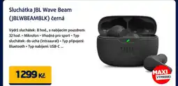 Datart Sluchátka JBL Wave Beam (JBLWBEAMBLK) černá nabídka