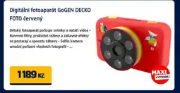 Datart Digitální fotoaparát GOGEN DECKO FOTO červený nabídka