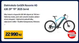 Datart Elektrokolo GoGEN Revonix HD 630 29" 19" 2025 černé nabídka
