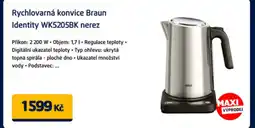 Datart Rychlovarná konvice Braun Identity WK5205BK nerez nabídka