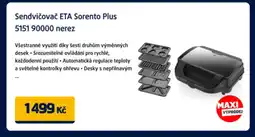 Datart Sendvičovač ETA Sorento Plus 5151 90000 nerez nabídka