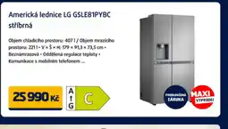 Datart Americká lednice LG GSLE81PYBC stříbrná nabídka