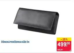 Makro Číšnická peněženka kůže čn nabídka