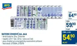 Makro Baterie zinkové AA, AAA nabídka