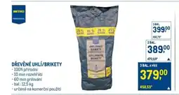 Makro Dřevěné uhlí/brikety nabídka