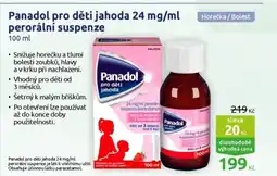Benu Panadol pro děti jahoda 24 mg/ml perorální suspenze nabídka