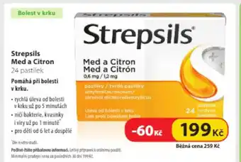 Strepsils Med a Citron