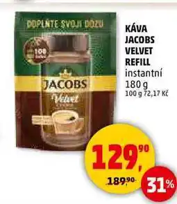 Penny Market KÁVA JACOBS VELVET REFILL nabídka