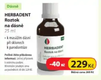 Dr. Max HERBADENT Roztok na dásně nabídka
