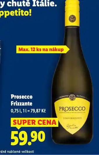 Prosecco frizzante