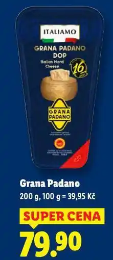 Lidl Grana padano nabídka