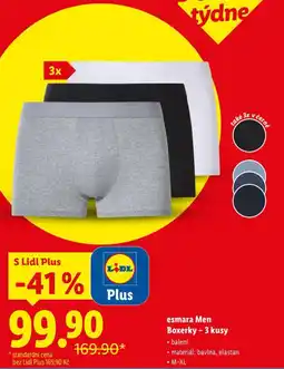Lidl Boxerky 3 kusy nabídka