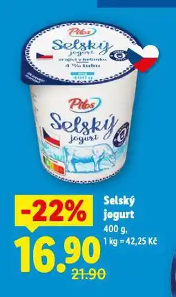 Lidl Selský jogurt nabídka