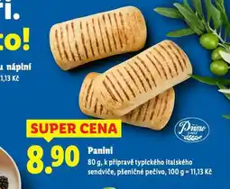 Lidl Panini nabídka