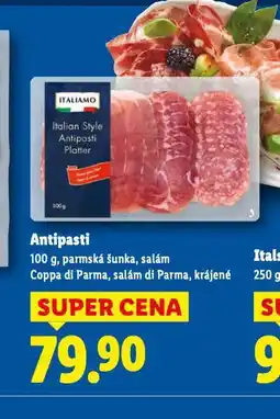 Lidl Antipasti nabídka