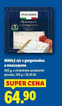 Lidl Mellý sýr s gorgonzolou a mascarpone nabídka