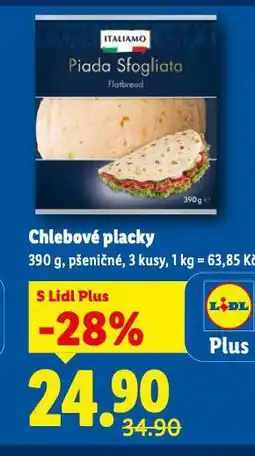 Lidl Chlebové placky nabídka