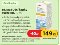 Dr. Max Dr. Max Oční kapky suché oči nabídka