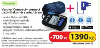 Dr. Max Veroval Compact+ connect pažní tlakoměr s adaptérem nabídka