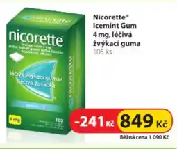 Dr. Max Nicorette Icemint Gum 4 mg, léčivá žvýkací guma nabídka