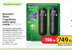Dr. Max Nicorette Spray 1 mg/dávka, orální sprej, roztok nabídka