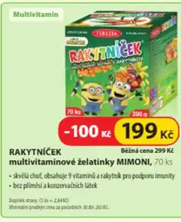 Dr. Max Rakytníček multivitaminové želatinky Mimoni nabídka