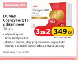 Dr. Max Dr. Max Coenzyme Q10 s thiaminem nabídka
