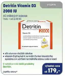 PharmaPoint Detritin Vitamin D3 2000 IU nabídka