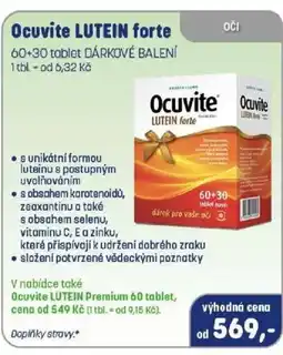 PharmaPoint Ocuvite Lutein forte nabídka